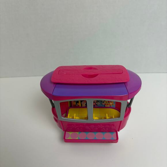 Vintage Polly Pocket Magnetic Flower Cart Trolley 2003 Set - Picture 5 of 7